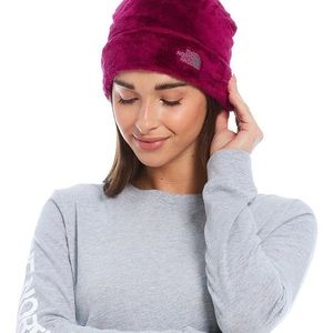 NWT, The North Face Osito Fleece Beanie, Womens, LXL, Roxbury pink